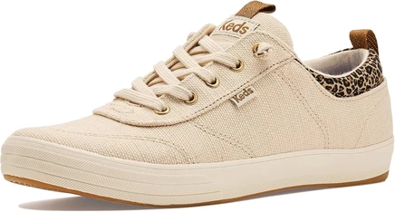 Женские слипоны Keds Center III, бежево-леопардовые