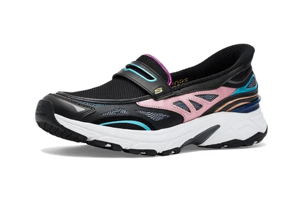 Женские кроссовки Skechers Stamina Muse, черно-разноцветные