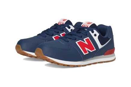 Детские кроссовки New Balance Kids 574, темно-синие/красные