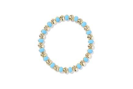 Унисекс браслет Kendra Scott Daphne, золотистый/голубой
