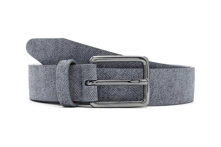 Ремень Johnston & Murphy Fine Stripe Diagonal Leather Belt