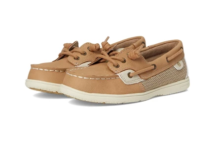 Детские топсайдеры Sperry Kids Shoresider 3-Eye, льняные