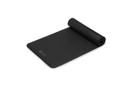 Унисекс коврик Gaiam Essentials 10 мм, черный