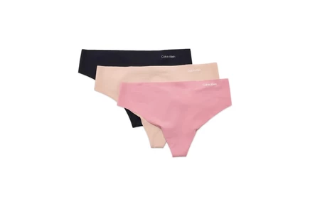 Женские стринги Calvin Klein Invisibles, 3 шт., разноцветные