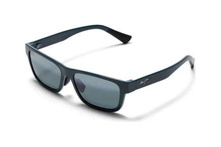 Унисекс солнцезащитные очки Maui Jim Keola поляризованные, темно-зеленые/серые