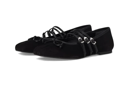 Женские балетки Schutz Arissa Strap, черные