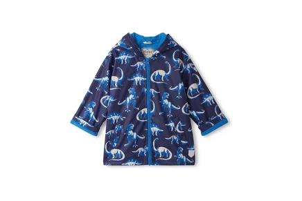 Hatley Kids Colour Changing Rain Jacket (Toddler/Little Kid/Big Kid) blue
