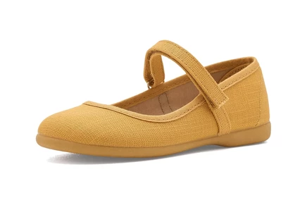 Детские балетки Childrenchic Alma, горчичные