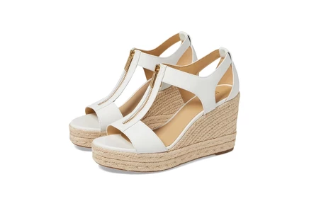 MICHAEL Michael Kors Berkley Mid Wedge optic white 1
