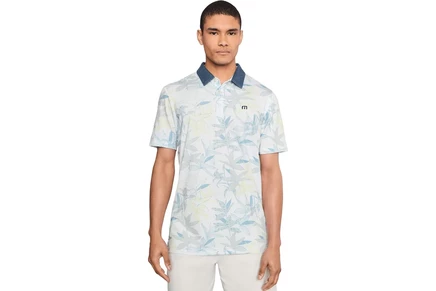 Мужское поло TravisMathew Featherweight Drift, белое