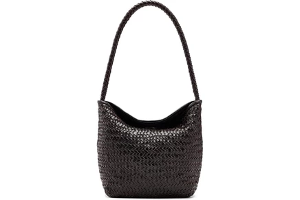 Сумка через плечо Madewell The Handwoven, кофейная
