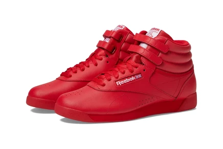 Женские кроссовки Reebok Lifestyle Freestyle Hi High Top vector red/white1