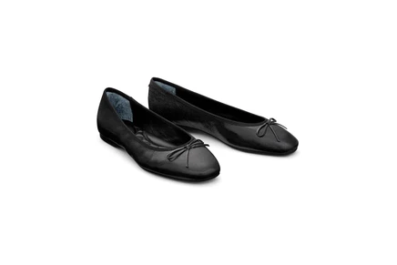 Birdies Hummingbird Leather Flat noir
