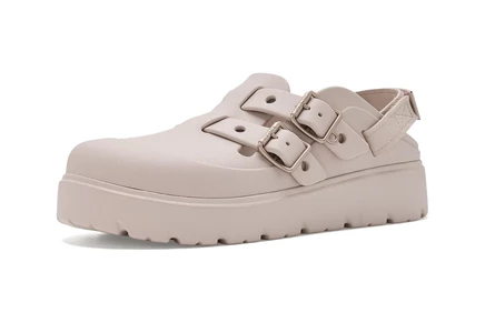 Женские сабо Crocs Loaferette, цвет кремово-какао