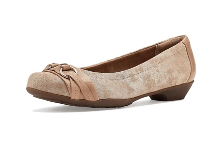 Женские балетки Comfortiva Posie Soft Spots, платиновые