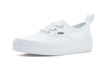 Детские кеды Vans Kids Authentic Elastic Lace, белые