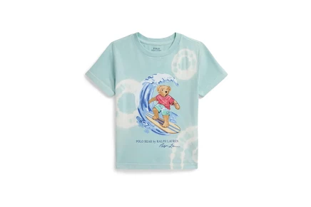 Детская футболка Polo Ralph Lauren Polo Bear, зелёная
