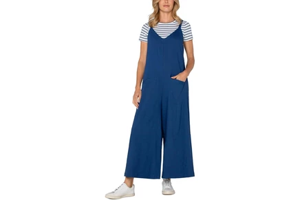 Комбинезон Liverpool Los Angeles Wide Leg Crop Jumpsuit With Adjustable Straps