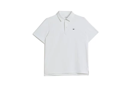 Детское поло vineyard vines kids sankaty, белое