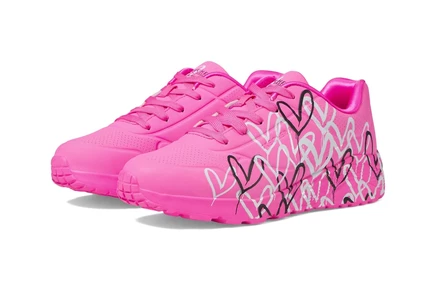 Детские кроссовки Skechers Kids Jgoldcrown Uno Lite, розовые