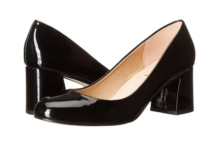 French Sole Trance black patent leather