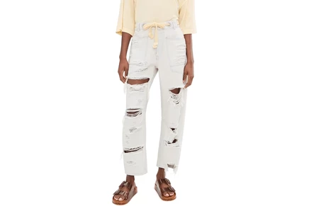 Брюки Free People Moxie Low Slung Pull-On Barrel
