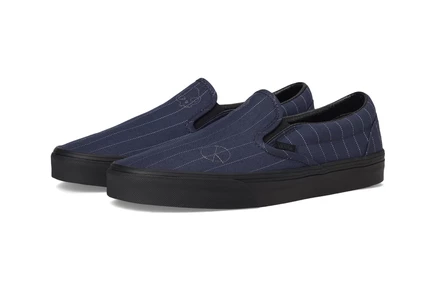 Унисекс кеды Vans Classic Slip-On, тёмно-синий/чёрный