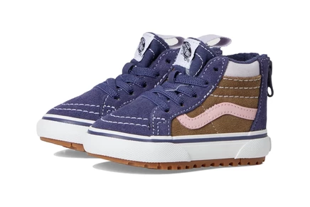 Vans Kids MTE SK8-Hi Zip (Infant/Toddler) vintage gothic grape