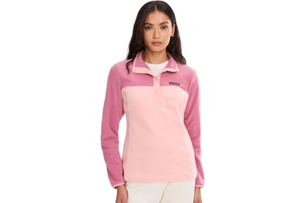 Columbia Benton Springs 1/2 Snap Pull Over II pink sand/rosette