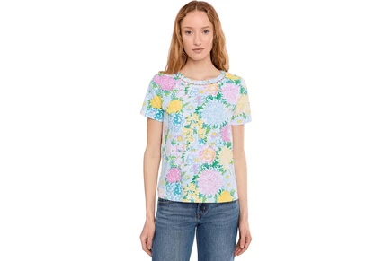 Женский топ Lilly Pulitzer Clairmont Pearl, многоцветный