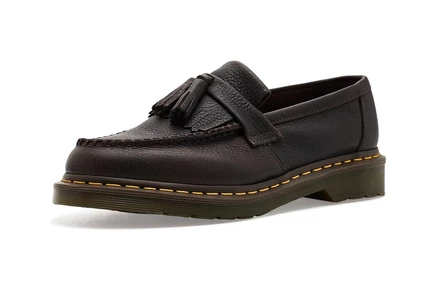 Лоферы Dr. Martens Adrian Yellow Stitch Leather Loafers
