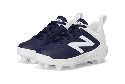 Детские бутсы new balance kids 4040v8, темно-синие/белые