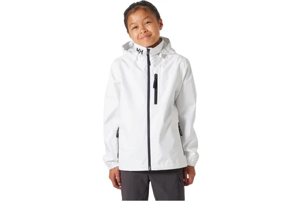 Детская куртка Helly Hansen Crew с капюшоном, белая
