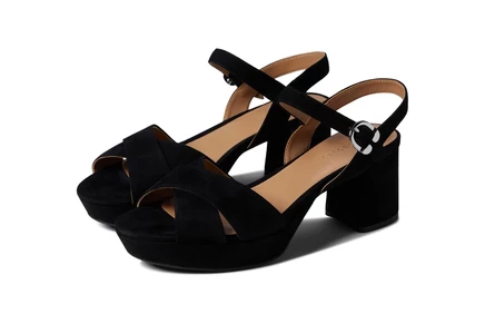 Aerosoles Cosmos black suede