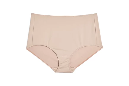 Naomi & Nicole No Show No Lines Brief Plus Size warm beige