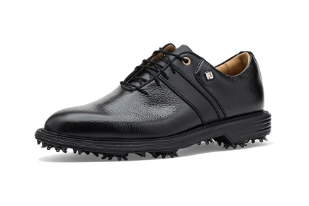 Женские туфли FootJoy Packard кожаные с шипами, черные