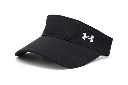 Унисекс козырек Under Armour Blitzing Visor, черно-белый
