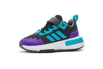 Детские кроссовки adidas Kids x Minecraft Pro, черный/лазурный/белый