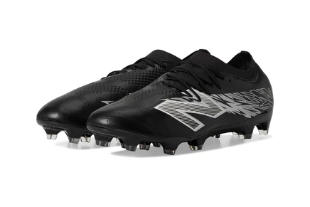 Кроссовки New Balance Furon Pro FG V8, черно-серебристо-белые