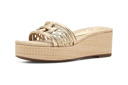 Женские босоножки Sam Edelman Pauleena Weave, янтарно-золотистые