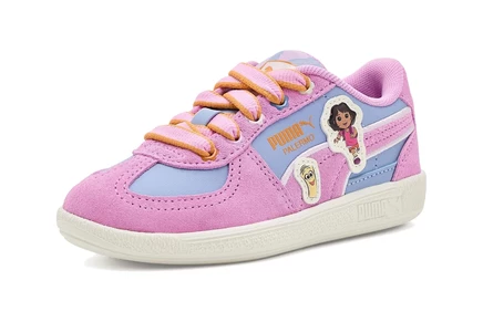 Детские кроссовки Puma Kids Palermo Dora, сиренево-белые