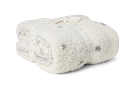 Одеяло Barefoot Dreams Kids CozyChic Organic Dot Stroller Blanket