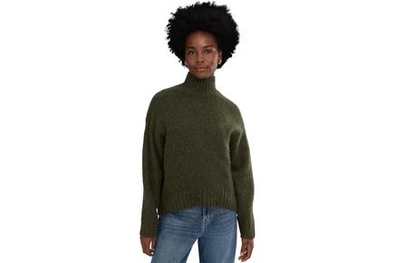 Свитер Madewell Fluffy Wool Balham Hi-Low Turtle