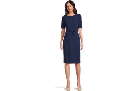 Платье Adrianna Papell Mini Bow Front Sheath Dress