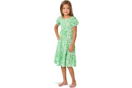 Платье Lilly Pulitzer Kids Mini Jilly Sleeved Midi Dress (Toddler/Little Kid/Big Kid)