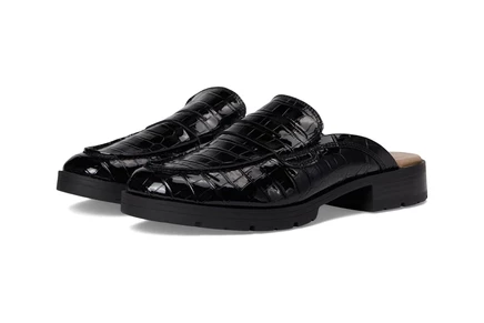 Женские мюли LifeStride London‑mule, черные под крокодил