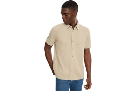 Мужская рубашка Johnston & Murphy Linden Short-sleeve Knit Shirt