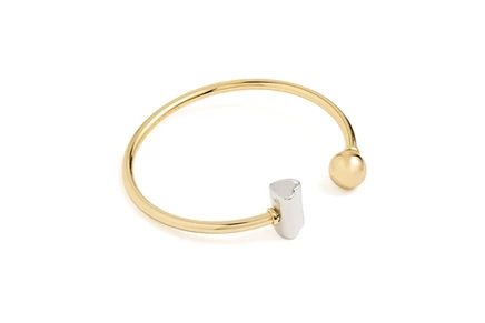 Унисекс браслет Kate Spade Geo Pop Flex, золото/серебро