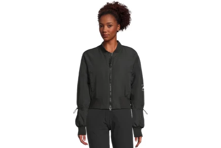 Женская куртка-бомбер Adidas Stella McCartney JF6030, черная