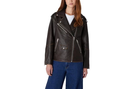Куртка Blank NYC Vegan Leather Moto Jacket